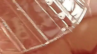 Latex Rubber Selfie Video with Facesitting Desires. Fetish Model and Mistress.