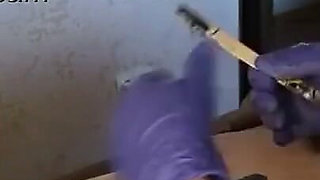 #205(2) Male Waxing. Smooth Penis and Scrotum
