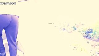 Japanese teen blowjob and hard fuck uncensored