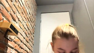 Masturbate in the Public Toilet