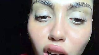 Two horny latinas suck and ride hard cock outdoor live at se