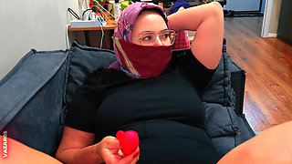 Hijab girl's forbidden masturbation