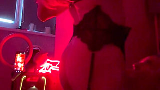 Having Fun in the Kitchen, Cute Fucks Neighbor's Ass and Sucks Her Dick