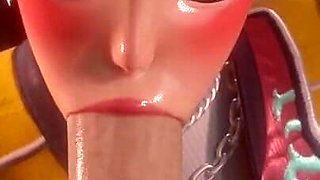 [kpop Demon Hunters] Rumi Sloppy Blowjob 3D Animation