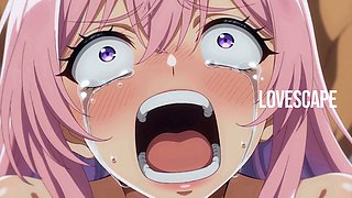 Pink Hair Anime Cutie Takes It From Behind (AI)
