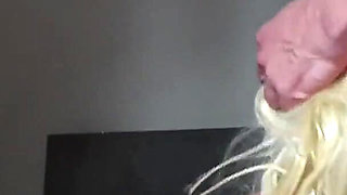 i'm sharing my perfect body and my big tits in pantyhose and high heels, throated and fucked