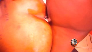 Bbw African MILF Peanut Butter Hot Video