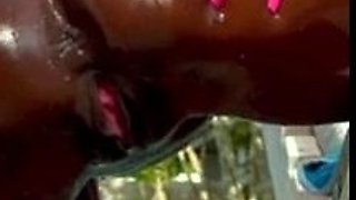 Hot Black Maid Does Some Webcam Black and Ebony