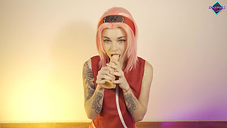 Messy Deepthroat From Sakura