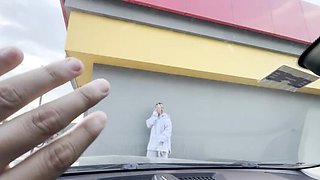 Dirty Mexican Girl Tiffany Gets Picked Up For Street Blowjob And Big Cumshots