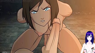Big boobs, korra avatar, anime hentai