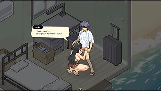 Hentai Game - Umi No Le Ntr Story - GF Paizuri and Blowjob Scenes - Hentai Gallery