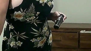My big tit Stepmom takes a face full of my cum