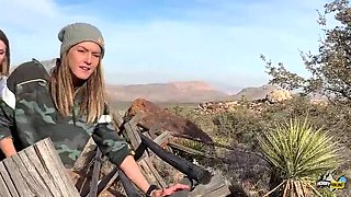 Horny Hiking Group Sex: Two Couples Fuck Outdoors POV with Molly Pills & Sparks Go Wild