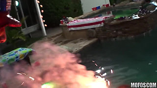 Mofos - Four on the Fourth, Grils Go Wild on Break