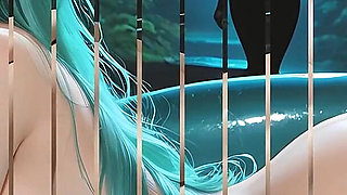 Southern European Moonlit Mermaid Gentle Clit Rubbing with Soft Moans