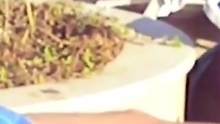 Daddies' Big Cocks Bulging in the Pool