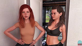 Cartoon, pc game radiant, ass to mouth