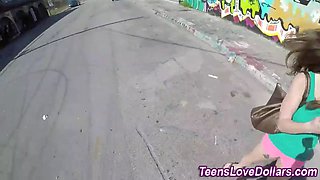 Teen swallow sperm for currency