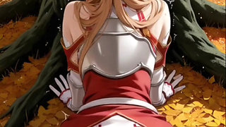 Hentai anime - Asuna and her big ass gets penetrated
