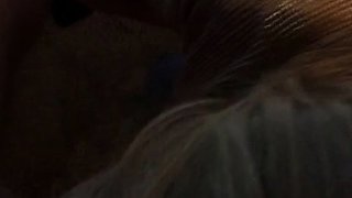 Erotic amateur girl giving blowjob and titjob in POV