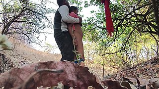 Fast Time College Girl and Boy Having Sex in the Forest Jungle