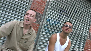 Cock Loving Slut Jane Berry in Hot Hardcore DP Threesome with Two Hung Big White Cock Studs