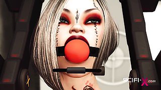 Promiscuous belle at animation smut