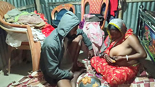 Desi Indian Housewife Gives Milk With Pani Puri - Big Tits Bhabhi Anal Fuck