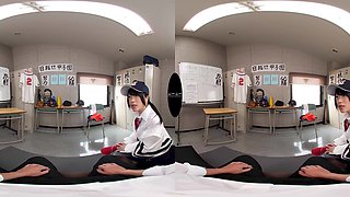 Japanese POV Passion Ignites with Student Virtual Heat