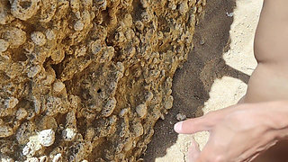 Real Amateur Couple Fucking in Beach - Doggy Style & Blowjob