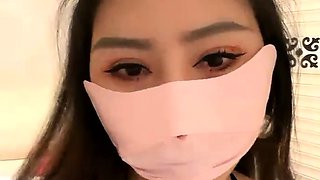 Glamour babe with big boobs masturbates in lingerie