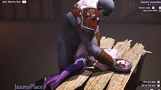 WildLife - Zyke fucking with a Sexdroid - Hentai Game