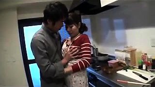Pregnant Japanese milf hairy clit nailed in the bedroom