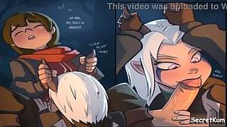 Young Virgin Elf Fucked Hard By Prince In The Forest - Shaved Pussy, Public Sex, First Time Blowjob