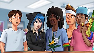 MissKitty2K remastered in Summertime Saga - 31 Standing Up For Your Friends