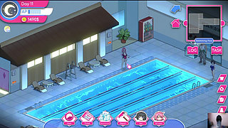 EP-2 "Lifeguard holic gameplay! NTR HENTAI GAME! I gave a cheating gf private swimming lessons!