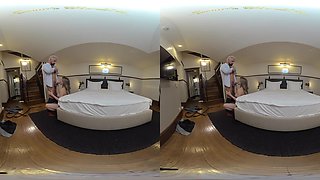 Amalia Davis Fucks And Sucks Her Man Before Work