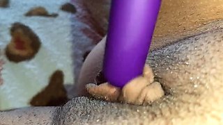 POV Teen Brunette Dripping Pussy & Swollen Clit Shaking from Intense Vibrator Orgasm