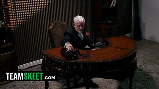 The perv godfather: she's gonna give him a Wet Pussy he can't turn down