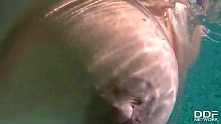 Splish Splash: Big Boobed Blonde's Summer Showdown