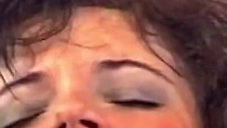 Cum Dripping Face After Sloppy Deepthroat Pounding