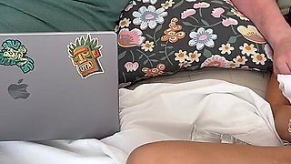 MILF Gets Bored While Husband Works and She Takes Care of Business