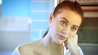 Two hot babes Lana Rhoades and Jean Val Jean in thongs