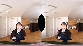 Horny asian cutie Vr porn