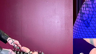 Leather Face Sitting in Bondage Ft Mistress Lunatika Maz Morbid