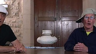 Swingers in hot old vs young group sex
