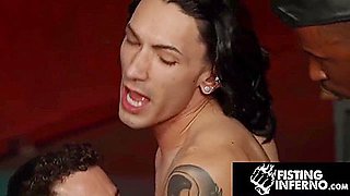 Intense Bdsm Bareback Fuck - Max, Quinn & Siren Dominated Hard - Siren Santiago, Max Konnor And Quin Quire