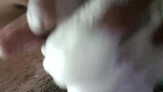 Asian girl riding on my dick fuck hard