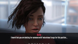 Anitas Internship - Gameplay - Roleplay - Exposing Tits in Bus and Interview